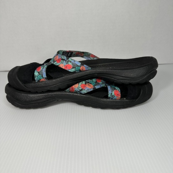 Keen Black Sandals with Colorful Straps - Picture 5 of 9